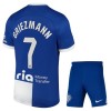 Maillot de Supporter Atlético Madrid Griezmann 7 Extérieur 2023-24 Pour Enfant